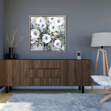 Paragon White Rose Parade Green 30 X 30 X 2 Wall Art
