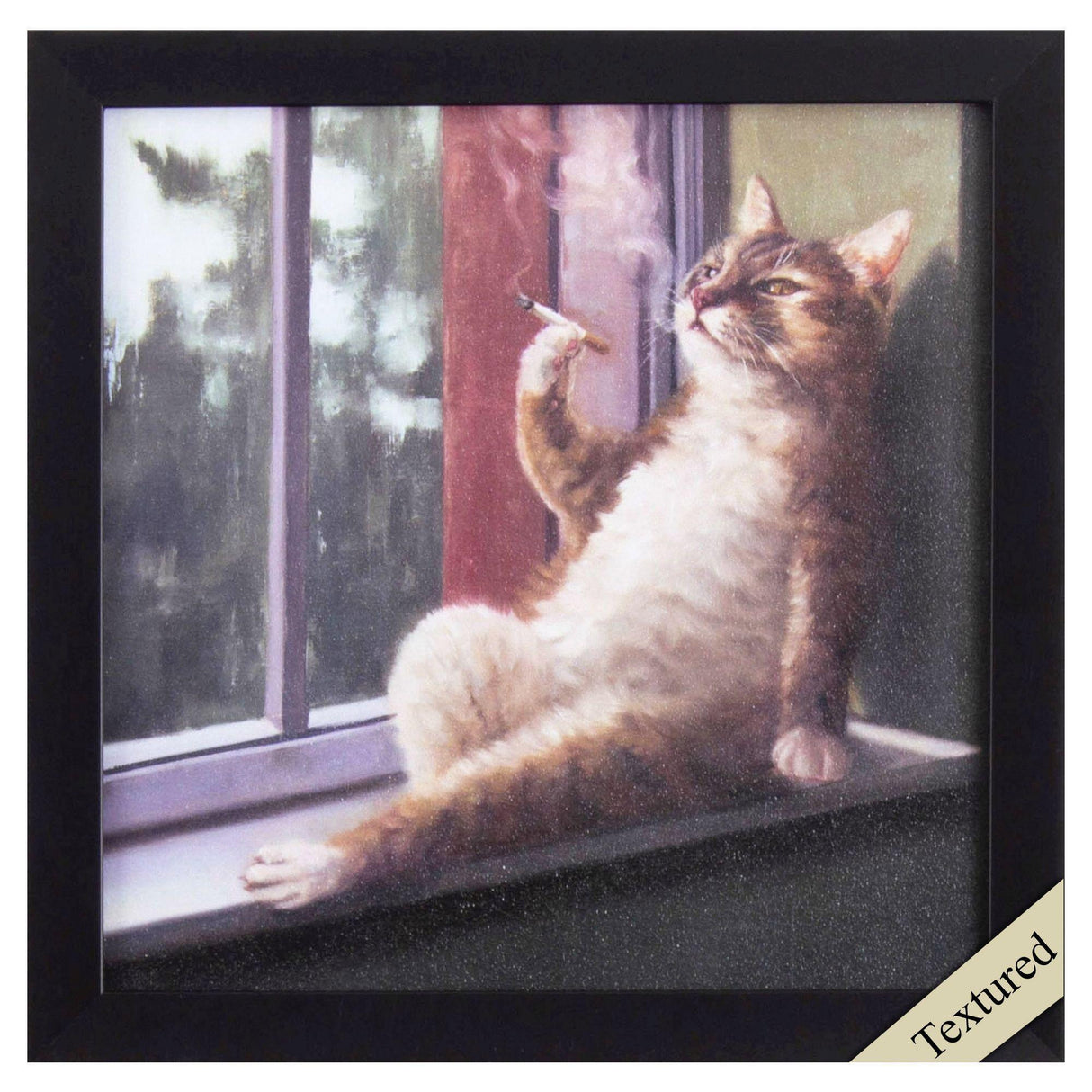 Paragon Rainy Day Blues Red 11 X 11 X 2 Wall Art