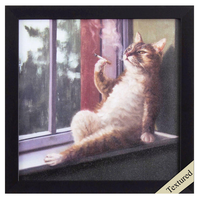 Paragon Rainy Day Blues Red 11 X 11 X 2 Wall Art