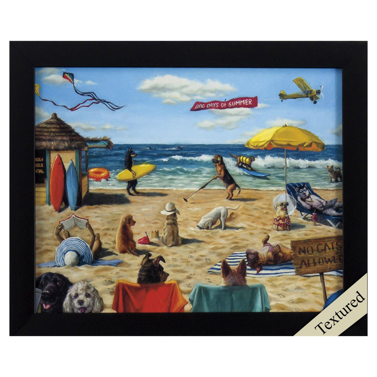 Paragon Dog Beach Neutral 09 X 11 X 2 Wall Art