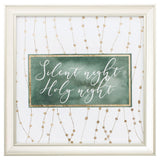 Paragon Silent Night Holy Night Green 14 X 14 X 1 Wall Art