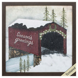 Paragon Covered Bridge Green 18 X 18 X 2 Wall Art