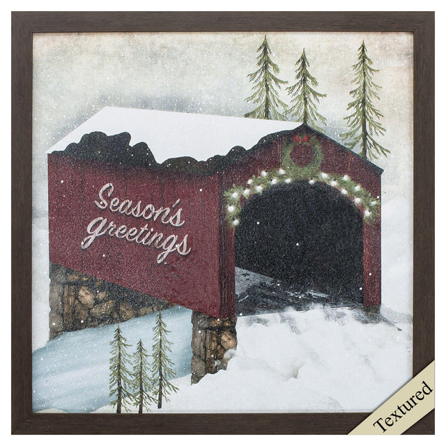 Paragon Covered Bridge Green 18 X 18 X 2 Wall Art