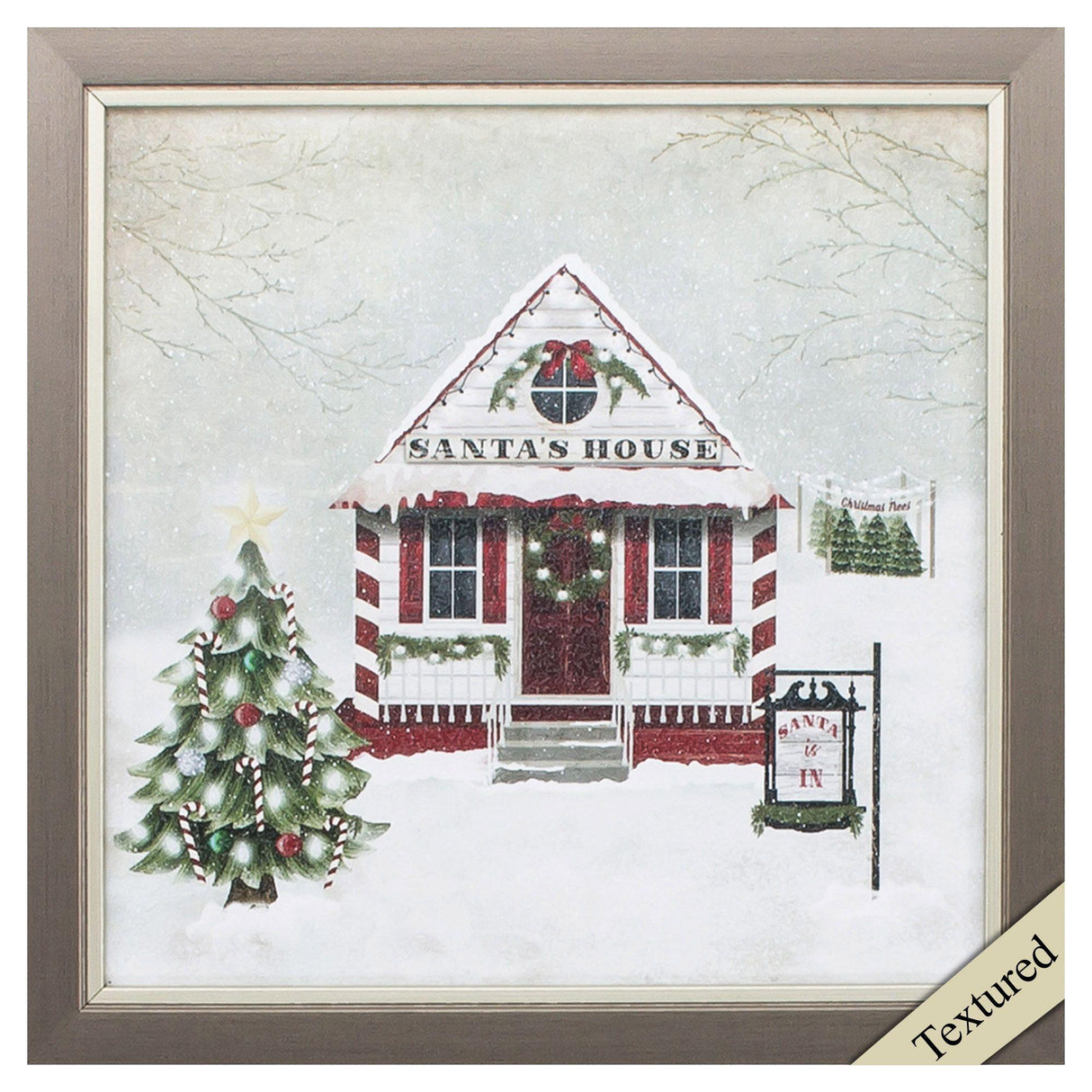 Paragon Santas House Green 11 X 11 X 1 Wall Art