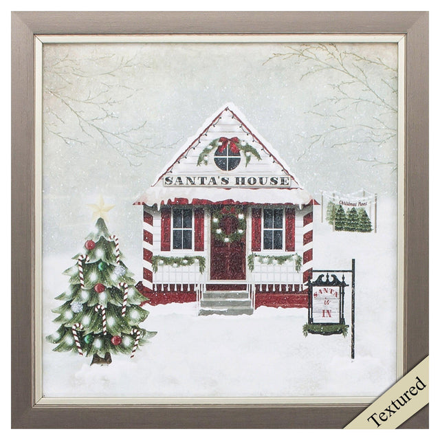 Paragon Santas House Green 11 X 11 X 1 Wall Art