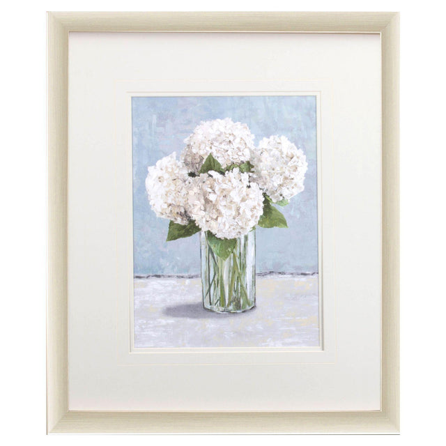 Paragon Hydrangeas in Vase I Blue 25 X 21 X 2 Wall Art