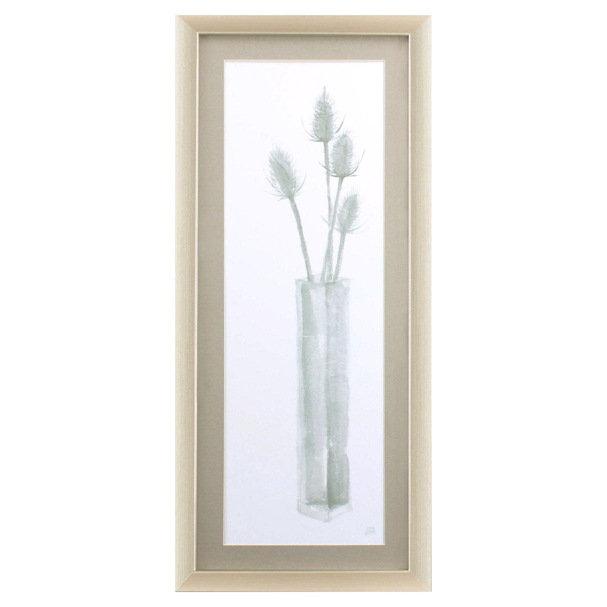Paragon Neutral Thistle Neutral 35 X 15 X 2 Wall Art