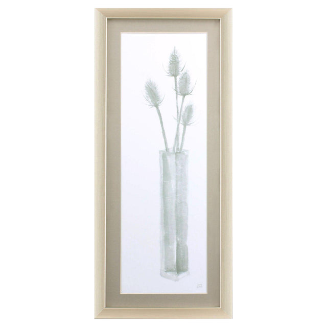 Paragon Neutral Thistle Neutral 35 X 15 X 2 Wall Art
