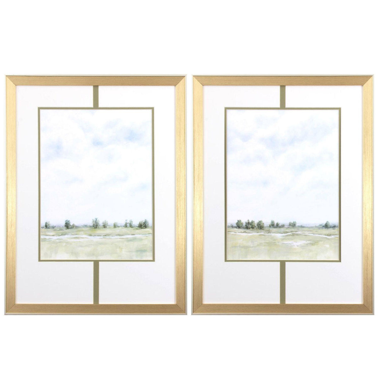 Paragon Distant View S/2 Green 25 X 19 X 2 Wall Art