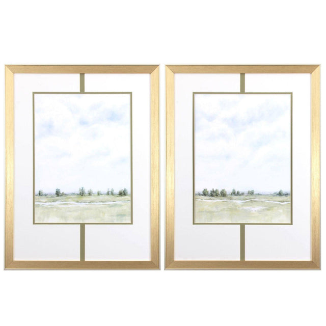 Paragon Distant View S/2 Green 25 X 19 X 2 Wall Art