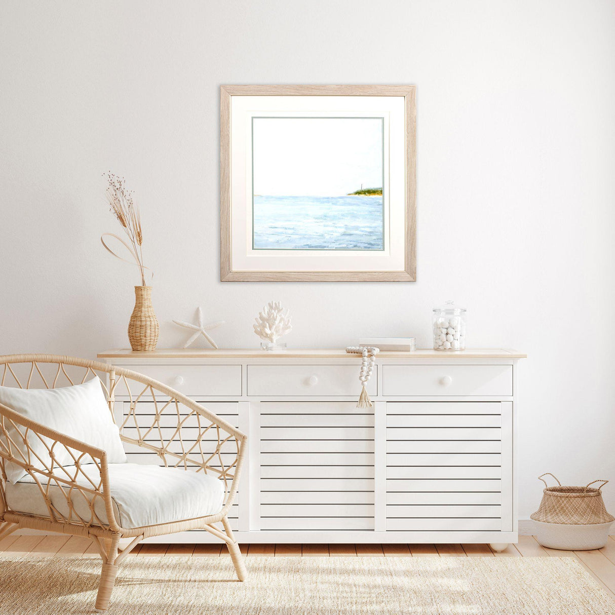 Paragon Bay Scene II Blue 27 X 27 X 1 Wall Art