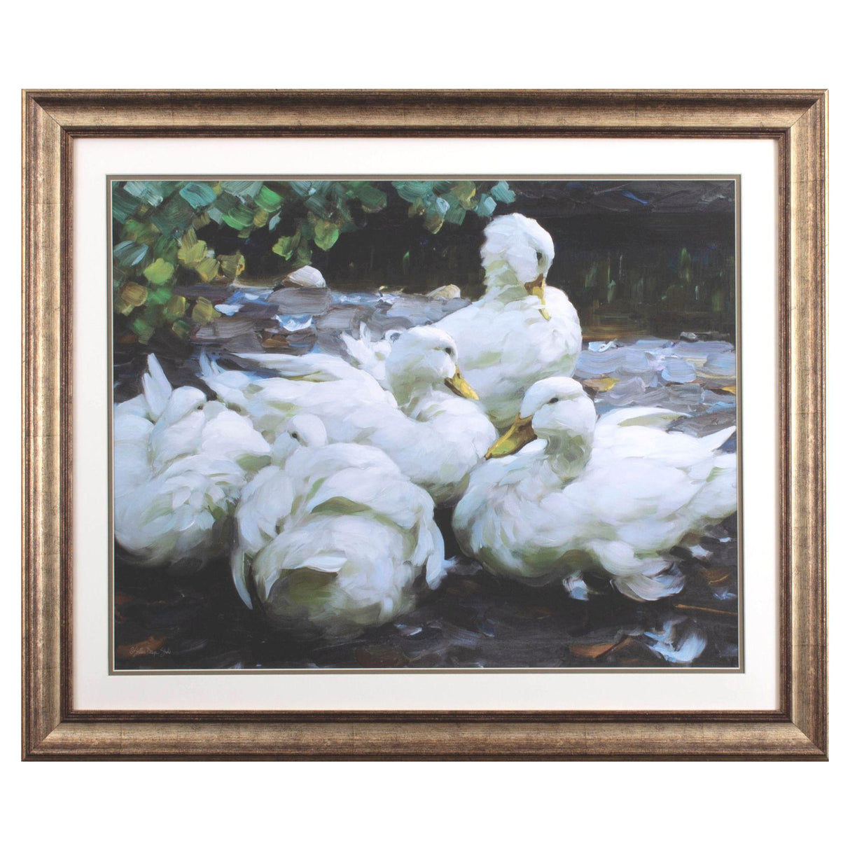 Paragon Group of Ducks Green 30 X 36 X 2 Wall Art