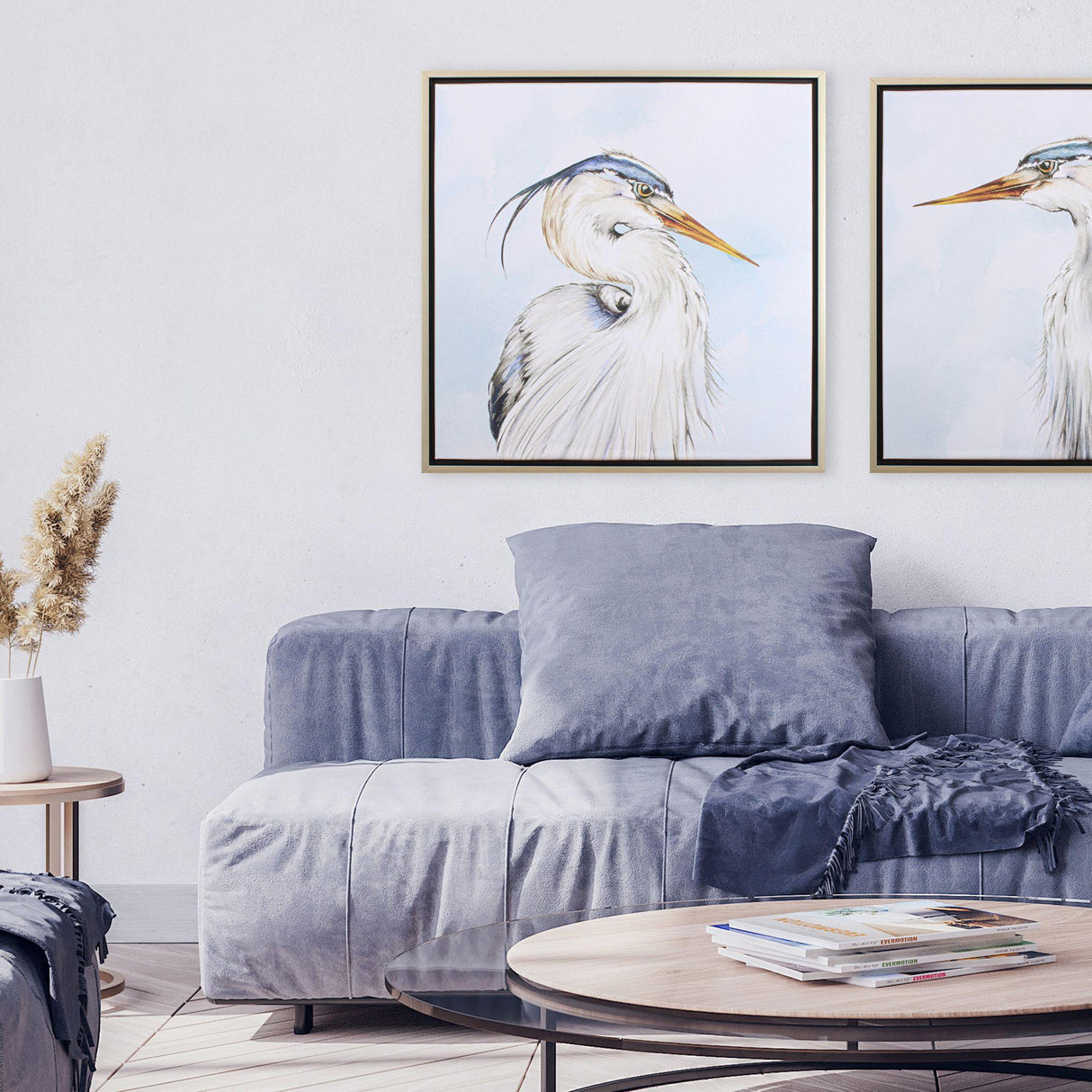 Paragon Portrait of Nature I Blue 30 X 30 X 2 Wall Art