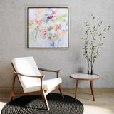 Paragon Floral Burst Abstract Green 30 X 30 X 2 Wall Art