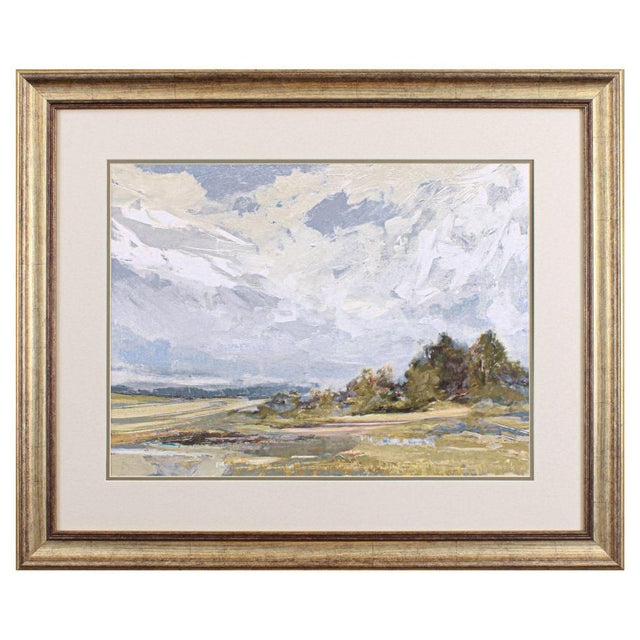 Paragon Power of Stillness Blue 28 X 34 X 2 Wall Art