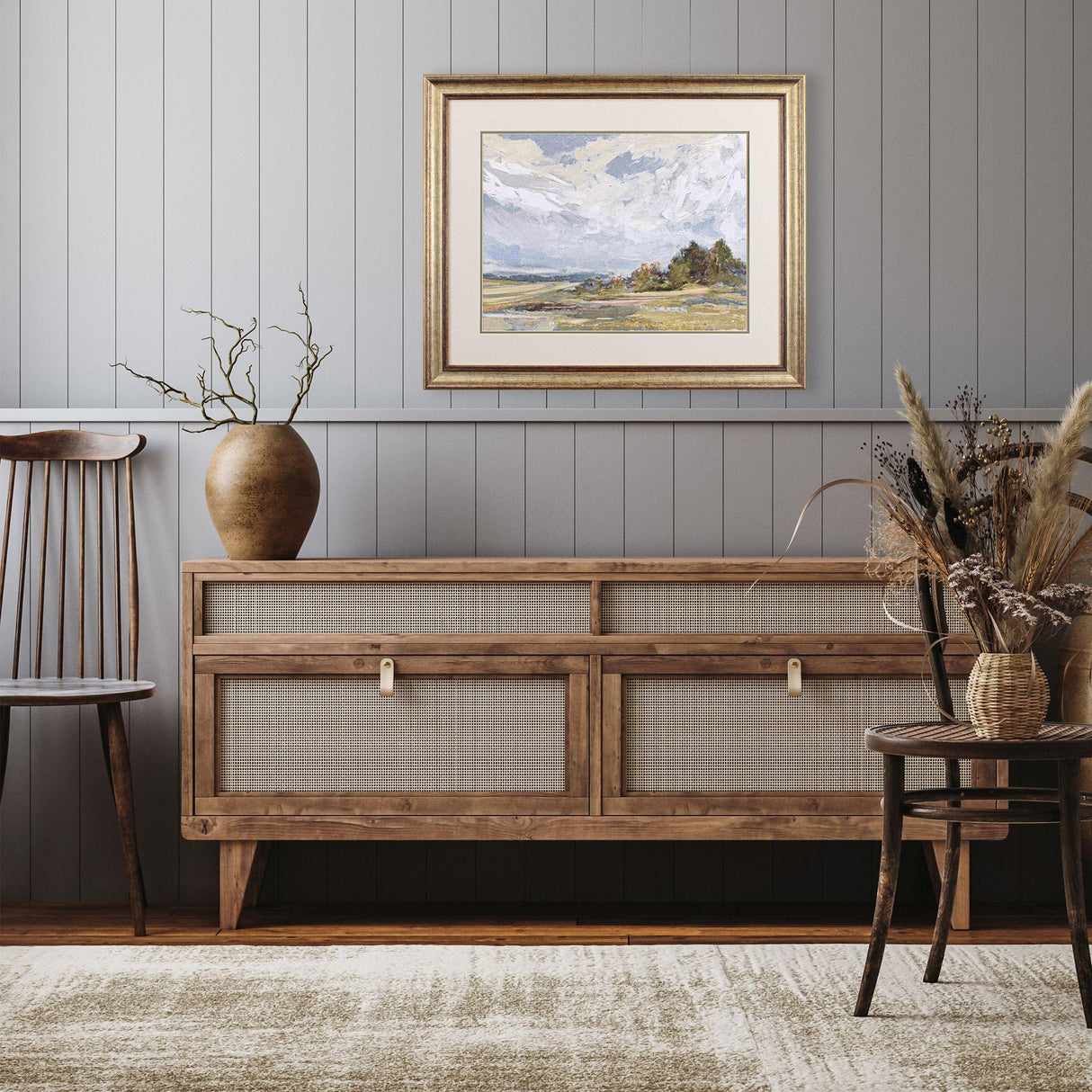 Paragon Power of Stillness Blue 28 X 34 X 2 Wall Art