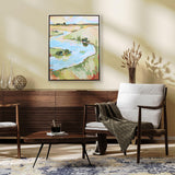 Paragon Modern Flow I Green 36 X 28 X 2 Wall Art
