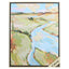 Paragon Modern Flow II Green 36 X 28 X 2 Wall Art