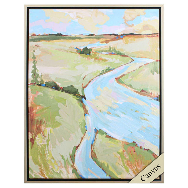 Paragon Modern Flow II Green 36 X 28 X 2 Wall Art