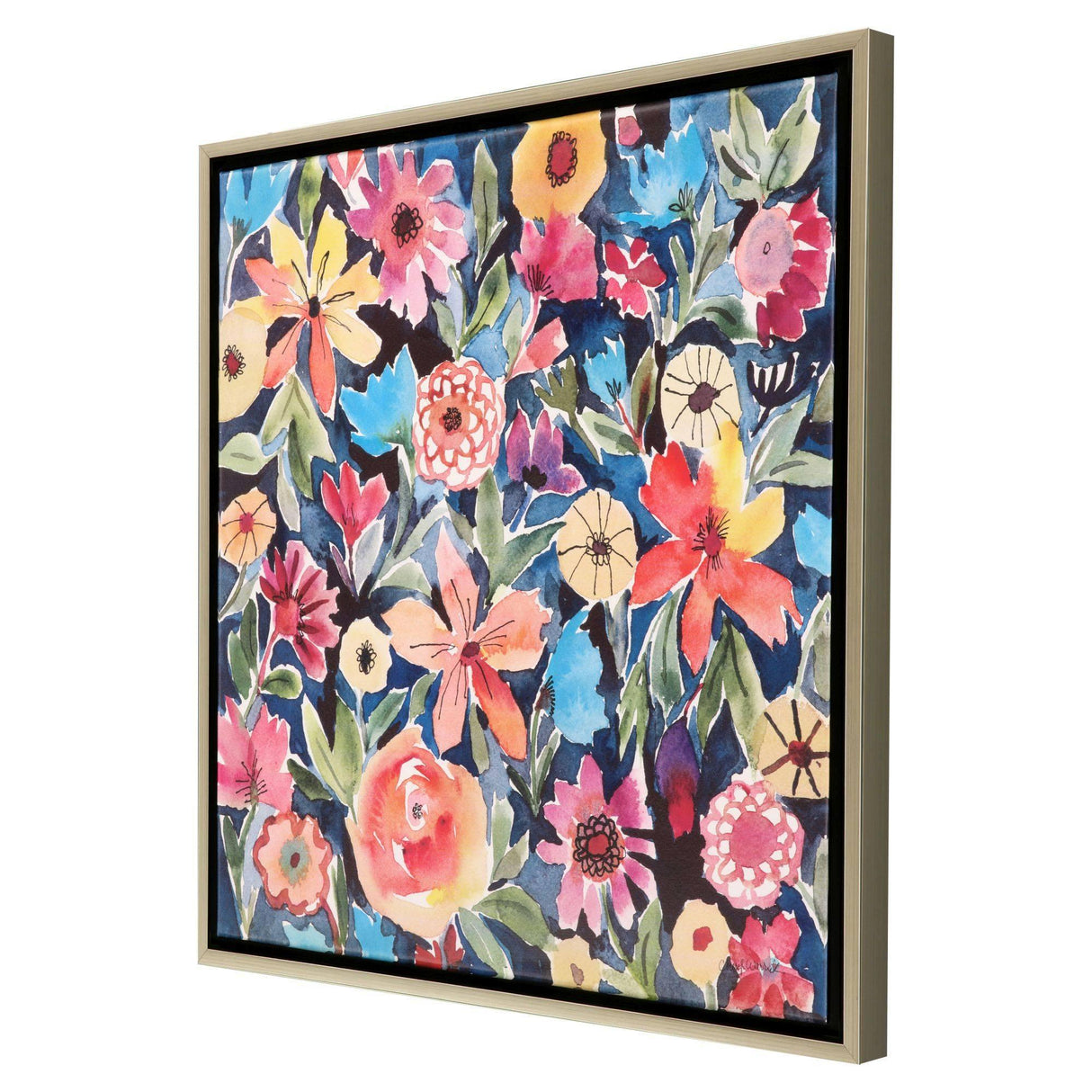 Paragon Breezy Petals II Green 30 X 30 X 2 Wall Art