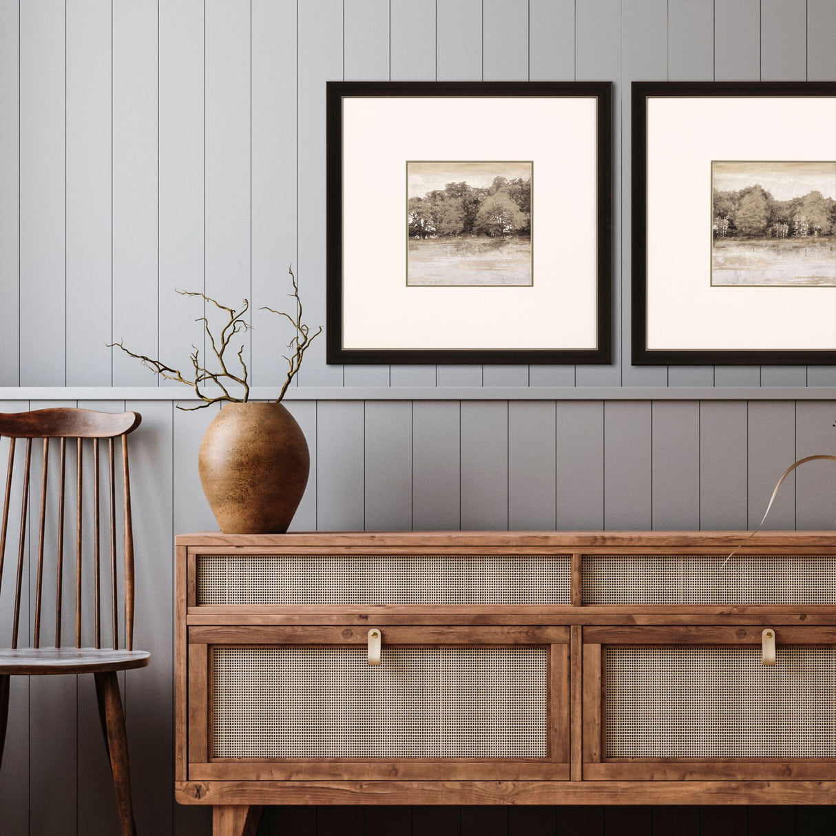 Paragon Autumnal Glade Vista Neutral 27 X 27 X 1 Wall Art