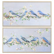 Paragon Chatter Branch S/2 Blue 13 X 25 X 2 Wall Art