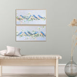 Paragon Chatter Branch S/2 Blue 13 X 25 X 2 Wall Art