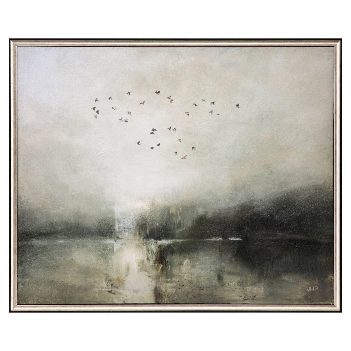 Paragon Evening Flight Green 29 X 35 X 2 Wall Art