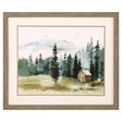 Paragon Cabin in the Woods Green 30 X 36 X 2 Wall Art