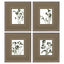 Paragon Sketched Moments S/4 Green 19 X 17 X 1 Wall Art