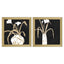 Paragon Simple Life S/2 Black 14 X 14 X 2 Wall Art