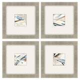 Paragon Dancing Wind S/4 Blue 18 X 18 X 2 Wall Art