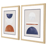 Paragon Oland Sanna S/2 Blue 22 X 18 X 1 Wall Art