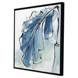 Paragon Luxe Banana Leaf III Blue 29 X 29 X 2 Wall Art