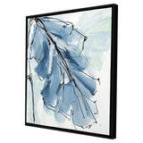 Paragon Luxe Banana Leaf IV Blue 29 X 29 X 2 Wall Art
