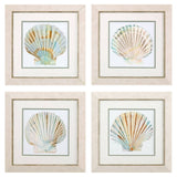 Paragon Sea Shape S/4 Turquoise 20 X 20 X 1 Wall Art