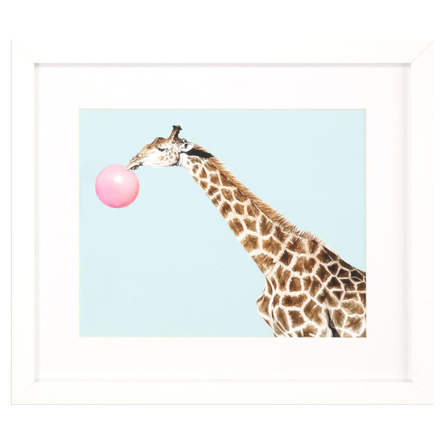 Paragon Giraffe Pop Pink 25 X 29 X 2 Wall Art