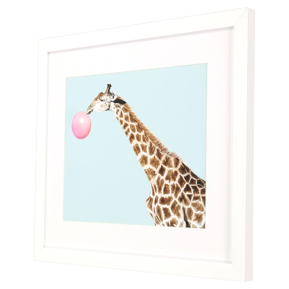 Paragon Giraffe Pop Pink 25 X 29 X 2 Wall Art