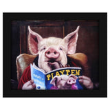 Paragon Male Chauvinist Pig Red 09 X 11 X 2 Wall Art