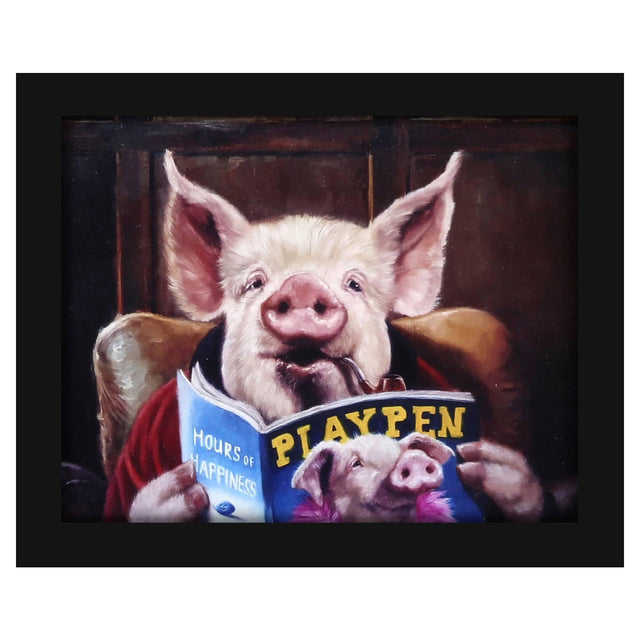Paragon Male Chauvinist Pig Red 09 X 11 X 2 Wall Art