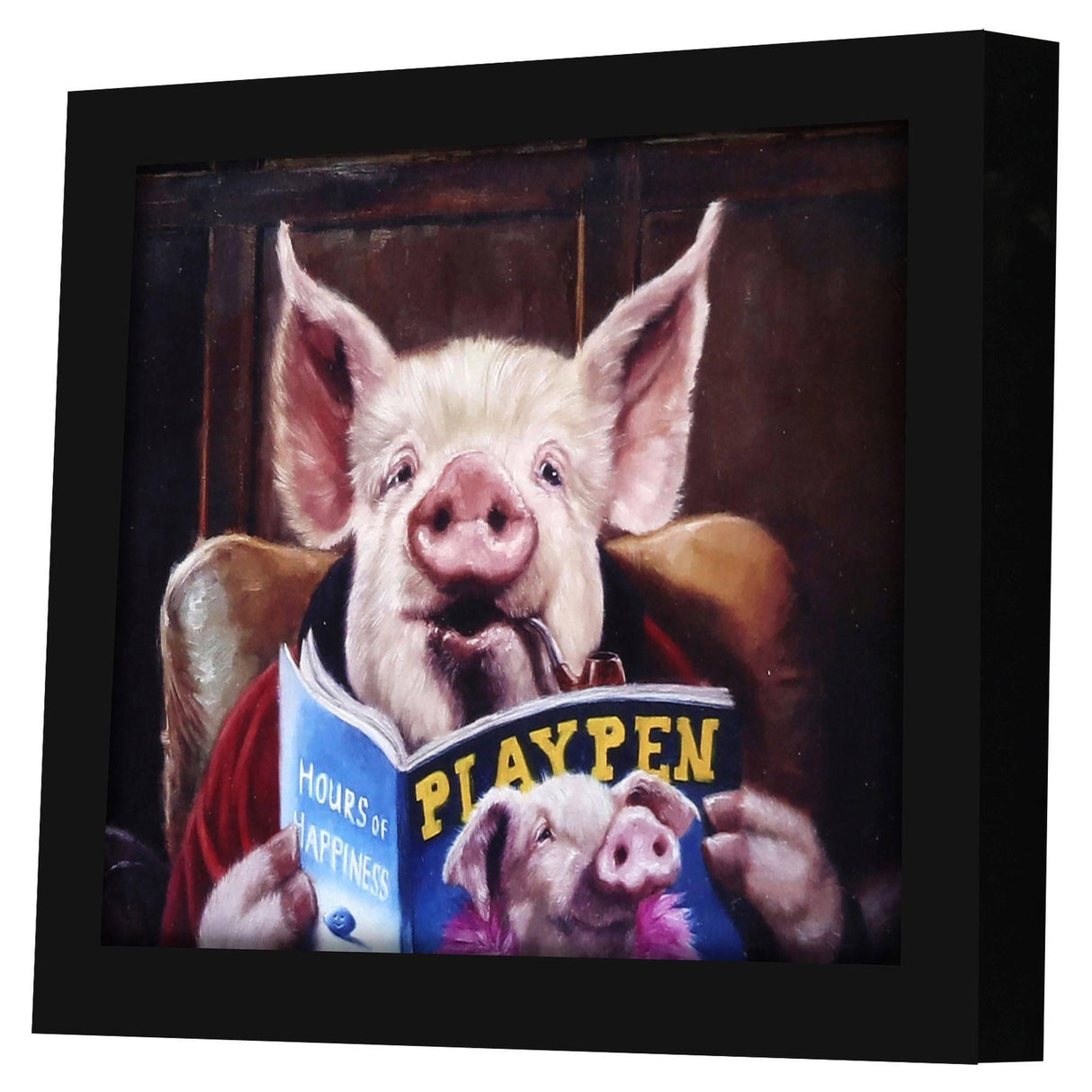 Paragon Male Chauvinist Pig Red 09 X 11 X 2 Wall Art