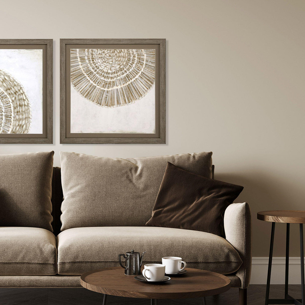 Paragon Woven Plate II Brown 30 X 30 X 2 Wall Art