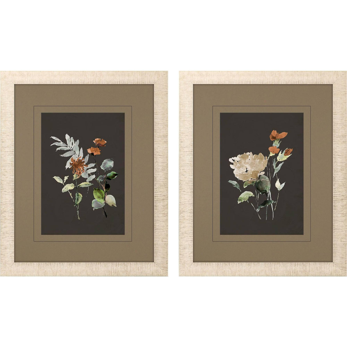 Paragon Elegant Wildflowers S/2 Gray 30 X 24 X 1 Wall Art