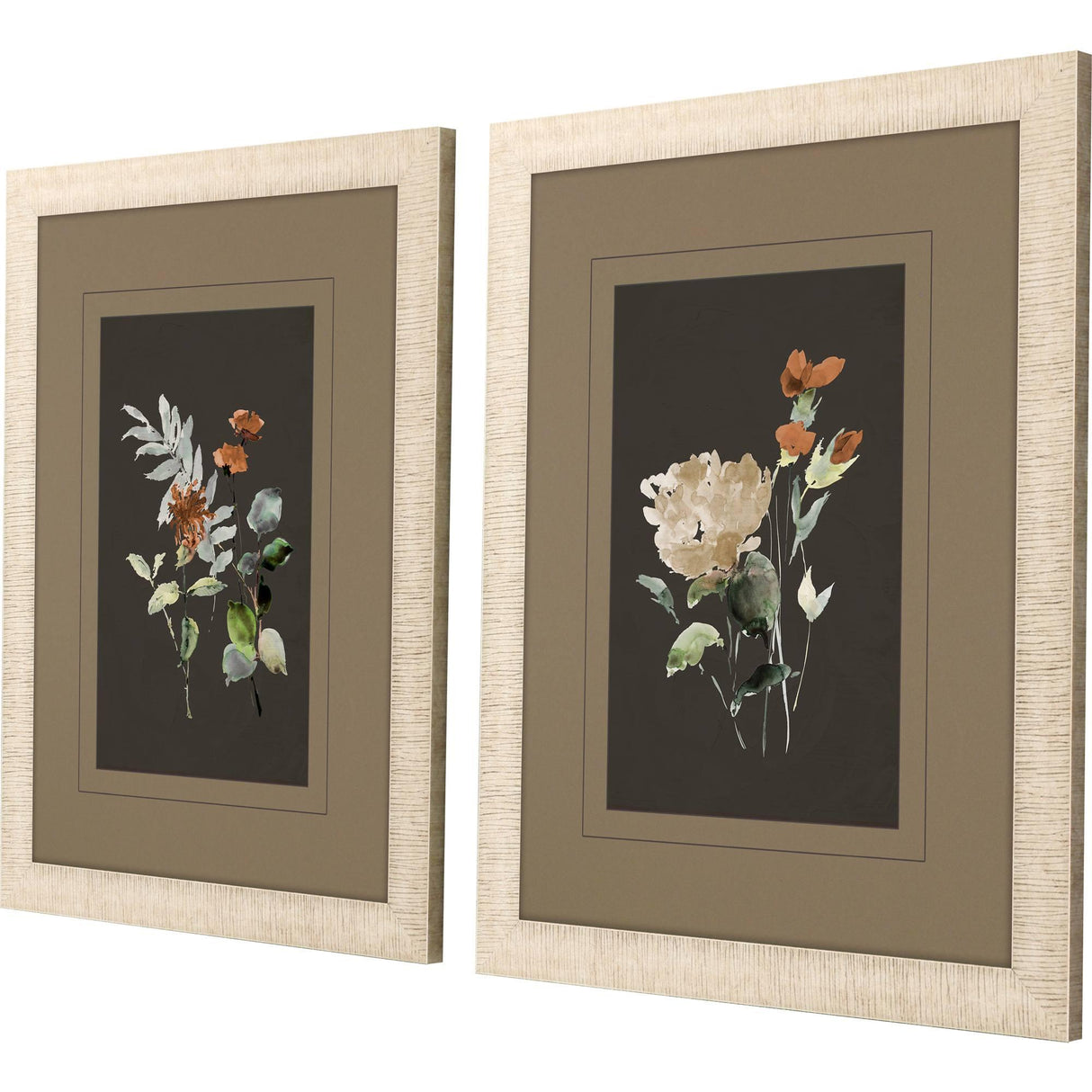 Paragon Elegant Wildflowers S/2 Gray 30 X 24 X 1 Wall Art