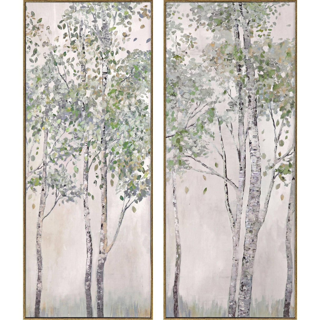 Paragon Spring First Breath S/2 Green 30 X 12 X 2 Wall Art