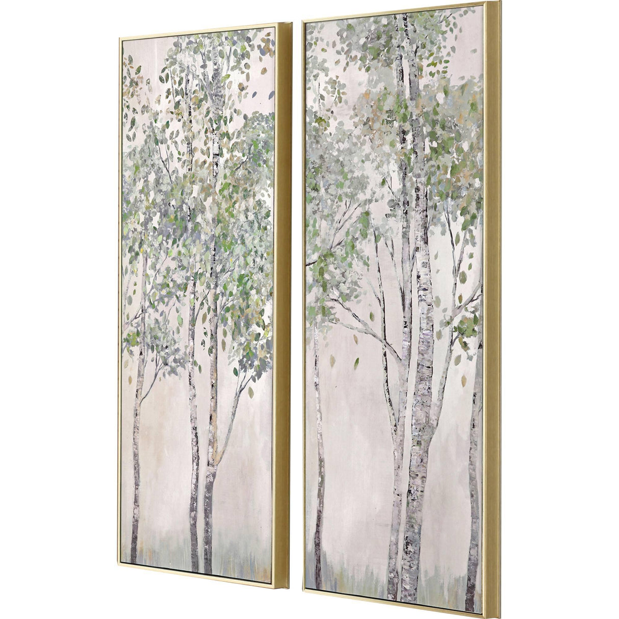 Paragon Spring First Breath S/2 Green 30 X 12 X 2 Wall Art