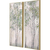 Paragon Spring First Breath S/2 Green 30 X 12 X 2 Wall Art
