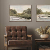 Paragon Gentle River Moor Green 19 X 26 X 3 Wall Art
