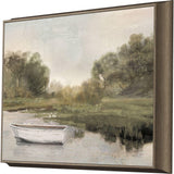Paragon Gentle River Moor Green 19 X 26 X 3 Wall Art