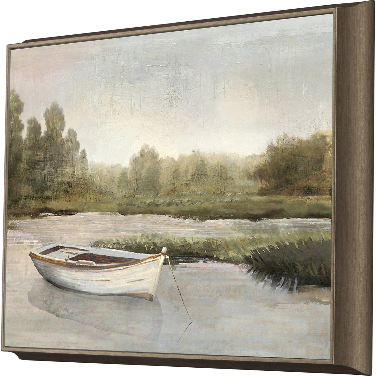 Paragon Gentle River Still Green 19 X 26 X 3 Wall Art